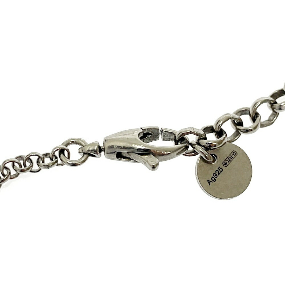 Gucci Silver Interlocking Arabesque Necklace - image 6